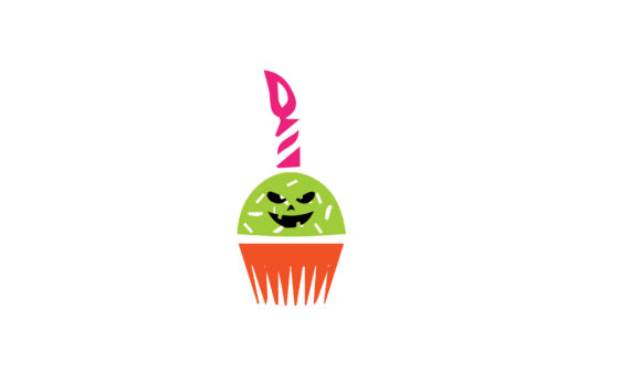 Halloween Cupcake Embroidery Design