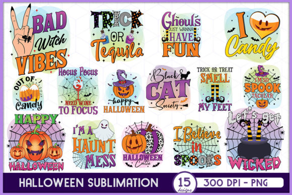 Halloween Sublimation Bundle 3 15 Deigns