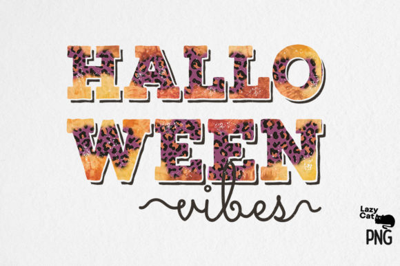 Halloween Vibes Clipart Sublimation