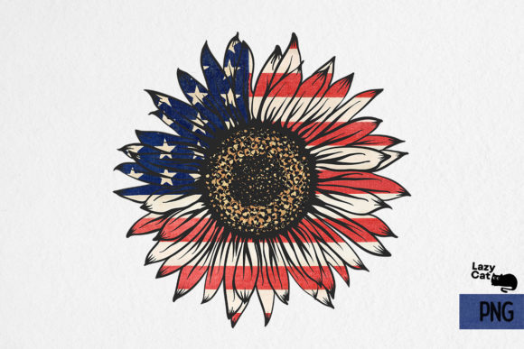 Sunflower 4th of July Sublimation
